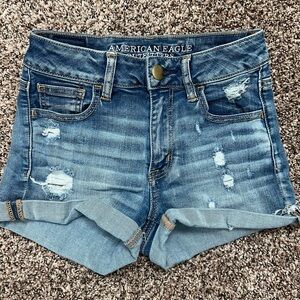 American Eagle Distressed Denim Shorts
